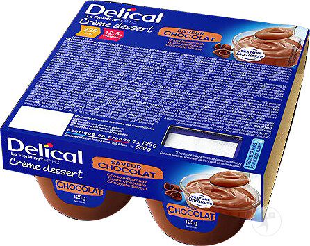 Delical La Floridine Dessertcreme HP HC Schokolade 4x125ml