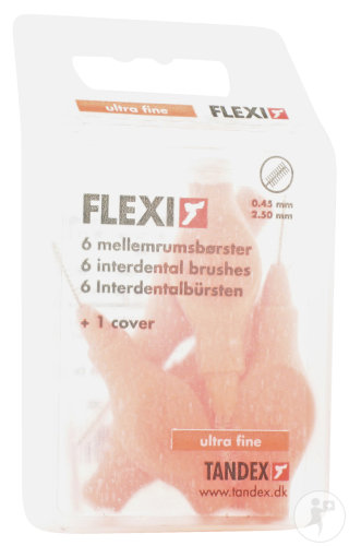 Deprophar Flexi Interdentalbürste Orange Ultra Fine 6 Stück