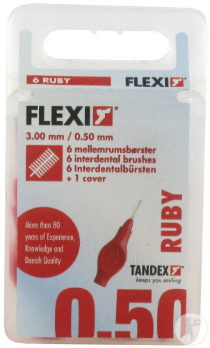 Deprophar Flexi Interdentalbürste Red Superfine 6 Stück