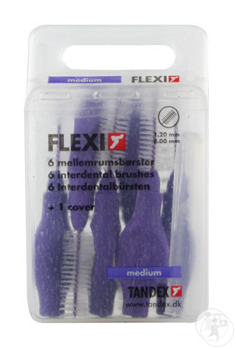 Deprophar Flexi Interdentalbürste Violet Medium 6 Stück