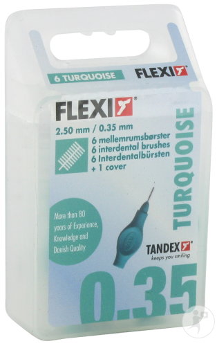 Deprophar Flexi Interdentale Borstel Turkoois Extra Micro Fine 6 Stück