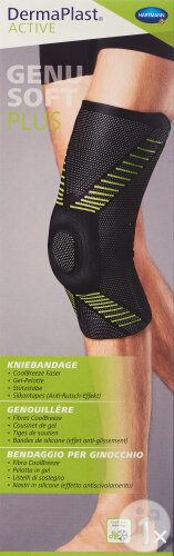 DermaPlast Active Genu Soft Plus Größe 3+ Kniebandage 1 Stück