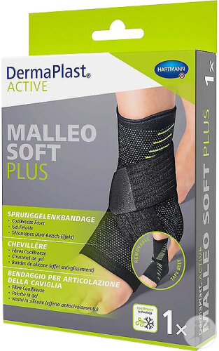DermaPlast Active Malleo Soft Plus Sprunggelenkbandage Grösse 4 Links/ Rechts 1 Stück