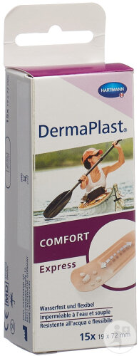 Dermaplast Comfort Express Strips 19x72mm 15 Stück