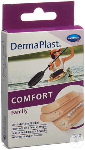 Dermaplast Comfort Family Strip Sortiert 32 Stück