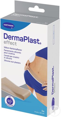 Dermaplast Effect Narben 4x30cm 5 Stück