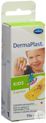 Dermaplast Kids Express Strips 19x72mm 15 Stück
