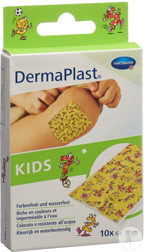 Dermaplast Kids Schnellverband 6x10cm Kunststoff 10 Stück