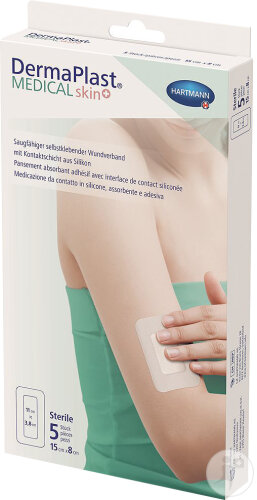 Dermaplast Medical Skin+ 15x8cm 5 Stück