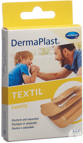 Dermaplast Textil Family Strips Sortiert 32 Stück