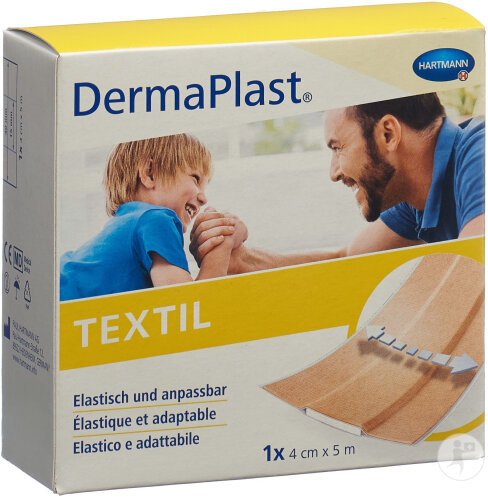 Dermaplast Textil Schnellverband 4cmx5m 1 Stück
