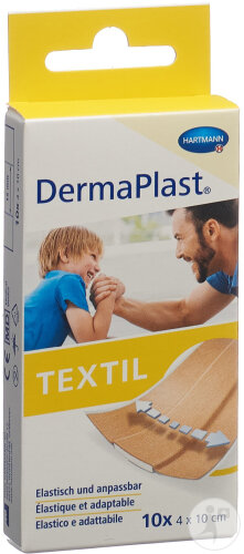 Dermaplast Textil Schnellverband 4x10cm 10 Stück