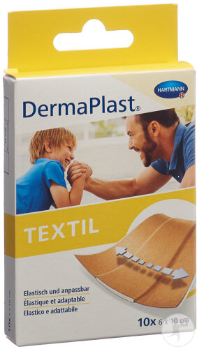 Dermaplast Textil Schnellverband 6x10cm 10 Stück