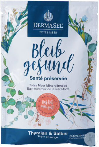 DermaSel Bleib Gesund Totes Meer Badesalz 60g