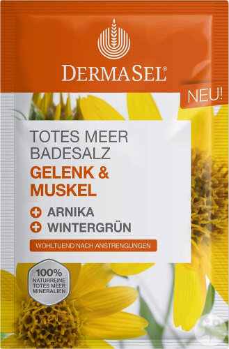 DermaSel Gelenk Und Muskel Totes Meer Badesalz 80g