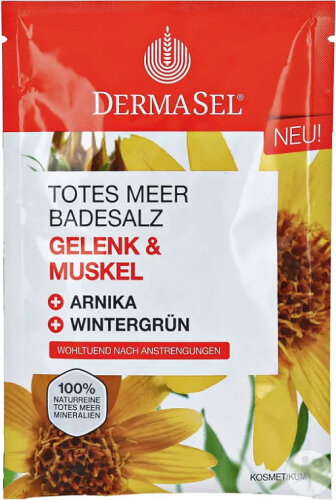 DermaSel Rücken Und Schulter Totes Meer Badesalz 80g
