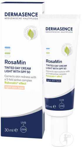 Dermasence RosaMin Getönte Tagescreme SPF50 Hell 30ml