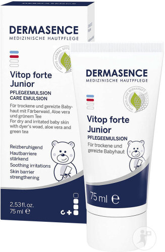 Dermasence Vitop Forte Junior Pflegeemulsion Tube 75ml