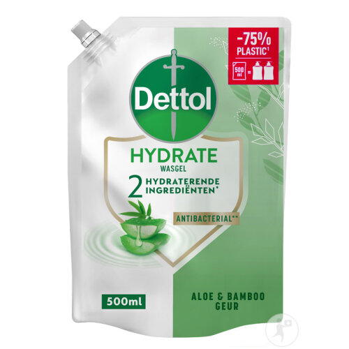 Dettol Feuchtigkeitsspendendes Antibakterielles Waschgel Aloe Vera Nachfüllung 1 Stück-2