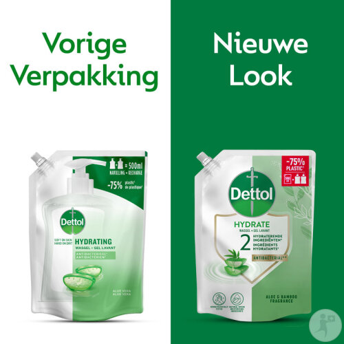 Dettol Feuchtigkeitsspendendes Antibakterielles Waschgel Aloe Vera Nachfüllung 1 Stück-5