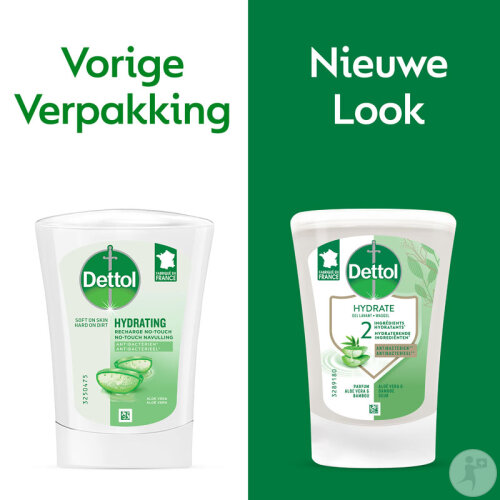 Dettol No Touch Set Automatischer Waschgel-Spender Aloe Vera Mit Nachfüllung 250ml-3