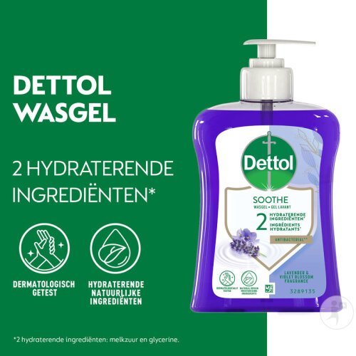 Dettol Entspannendes Antibakterielles Waschgel Lavendel Pumpflakon 250ml-3