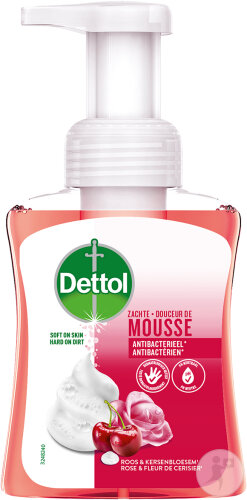 Dettol Sanfter Schaumseife Rose Und Kirschblüte Pumpflakon 250ml
