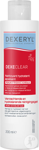 Dexeclear Feuchtigkeitsspendender Beruhigender Reiniger Für Zu Akne Neigende Haut Flasche 200ml