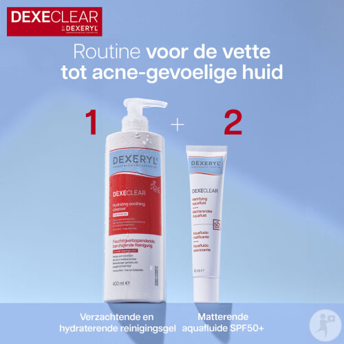 Dexeclear Feuchtigkeitsspendender Beruhigender Reiniger Für Zu Akne Neigende Haut Pumpflasche 400ml-8