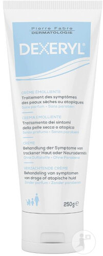 Dexeryl Rückfettende Creme Gesicht Und Körper Trockene Haut Und Ekzeme Ohne Duftstoffe 250g