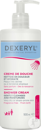 Dexeryl Shower Cremedusche Sehr Trockene Und Neigende Atopische Haut Gesicht Und Körper 500 ml