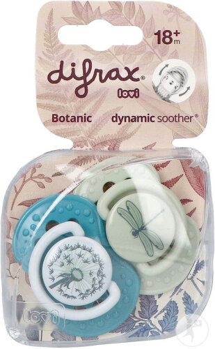 Difrax Dynamic Schnuller Botanic 18+ Monate 2 Stück