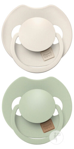 Difrax Prime Dynamic Schnuller 0-6 Monate Coco/Pistachio 2 Stück