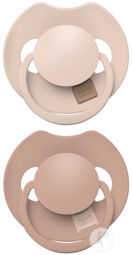 Difrax Prime Dynamic Schnuller 0-6 Monate Nude/Blush 2 Stück