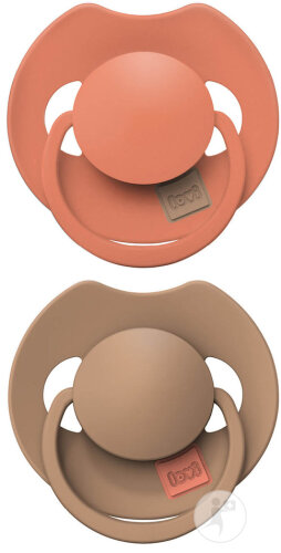 Difrax Prime Dynamic Schnuller 6-18 Monate Granola/Orange 2 Stück