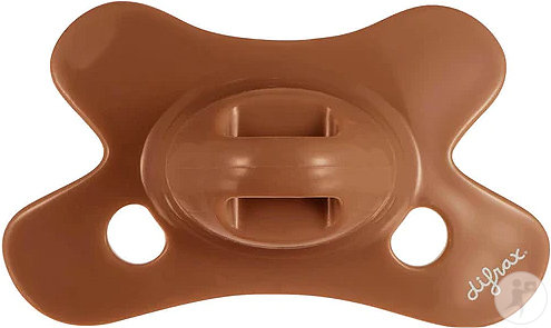 Difrax Schnuller Natural Babys 0-6 Monate Pure Cinnamon 1 Stück