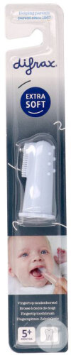 Difrax Silikon Fingerzahnbürste Assortiert 1 Stück