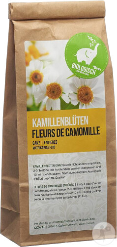 Dixa Bio Kamillenblüten Ganz Beutel 60g
