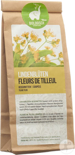 Dixa Bio Lindenblüten Geschnitten Beutel 90g