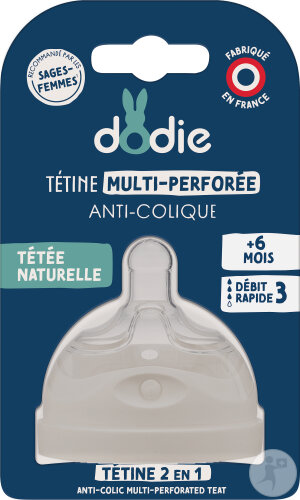 Dodie Multi-Perforierter Sauger +6 Monate Debit 3 1 Stück