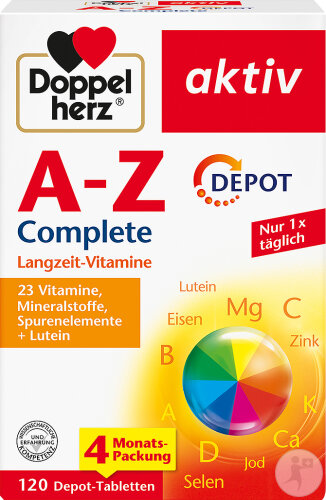 Doppelherz Aktiv A-Z Komplett Depot Tabletten 120 Stück