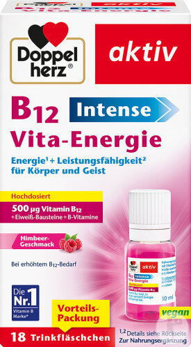 Doppelherz Aktiv B12 Intense Vita-Energie Trinkampullen 18 Stück