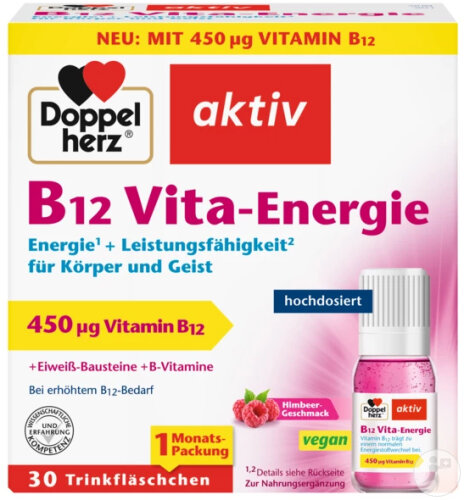 Doppelherz Aktiv B12 Vita-Energie 30 Trinkampullen
