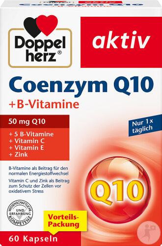 Doppelherz Aktiv Coenzym Q10 + B-Vitamine Kapseln 60 Stück