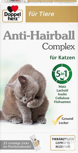 Doppelherz Für Tiere Anti-Haarball-Komplex Katzen 25x10g