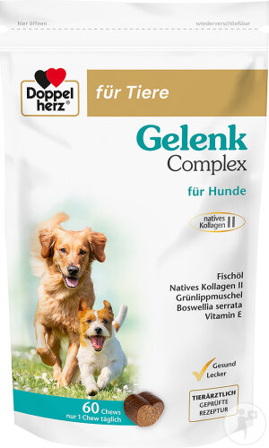 Doppelherz Für Tiere Gelenkkomplex Hundeleckerli 60 Stück