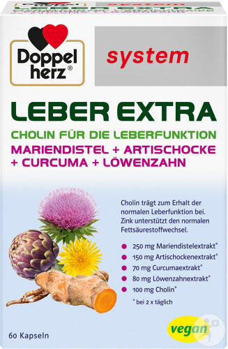 Doppelherz System Leber Extra 60 Kapseln