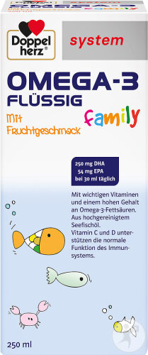 Doppelherz System Omega-3 Familie Flüssig 250ml