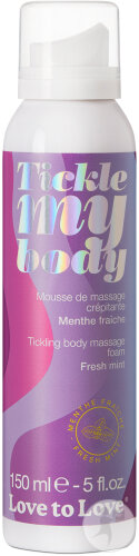 Love To Love Tickle My Body Massage-Schaum Minze 150ml