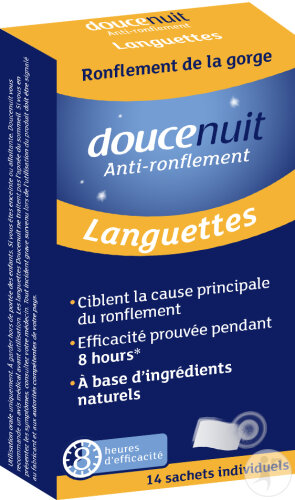 Douce Nuit Snoreeze Anti-Schnarch Oral Blättchen 14 Stück